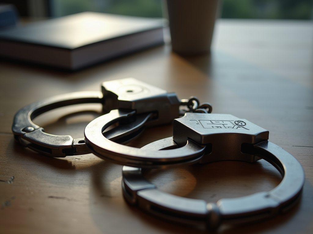 Handcuffs on table — DUI lawyer