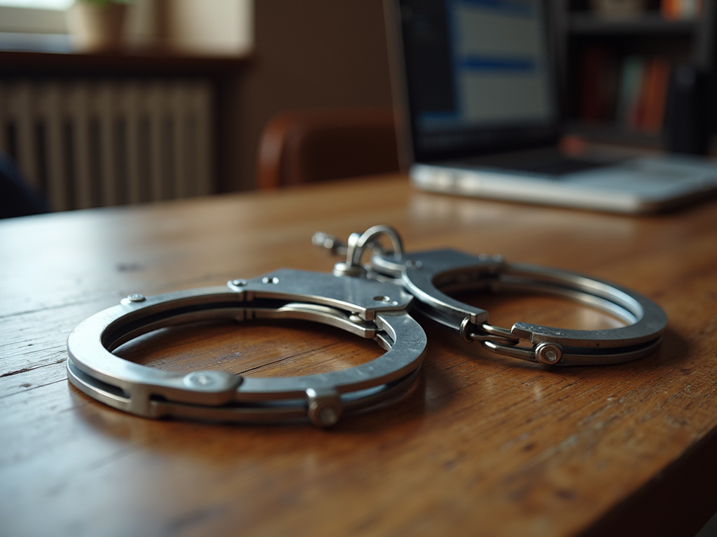 Handcuffs on table — DUI lawyer