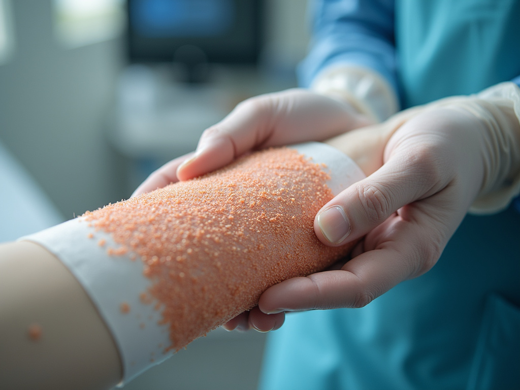 Hospital burn bandage — burn injury lawyer phoenix