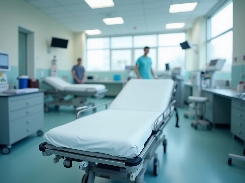 Hospital gurney — pedestrian accident lawyer phoenix
