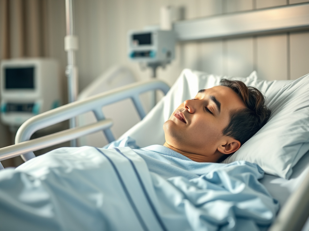 Hospital patient bed — accident lawyer phoenix