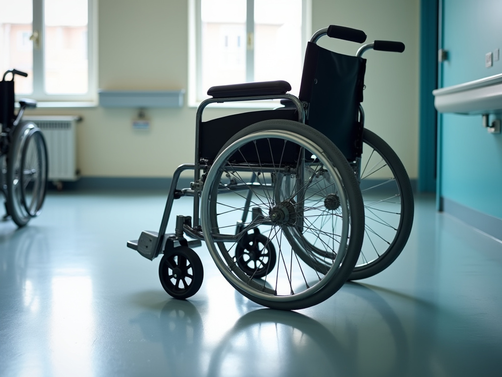 Hospital wheelchair — pedestrian accident lawyer phoenix