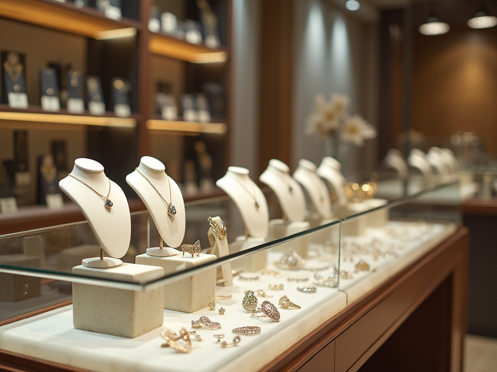 Jewelry counter — jewelry store