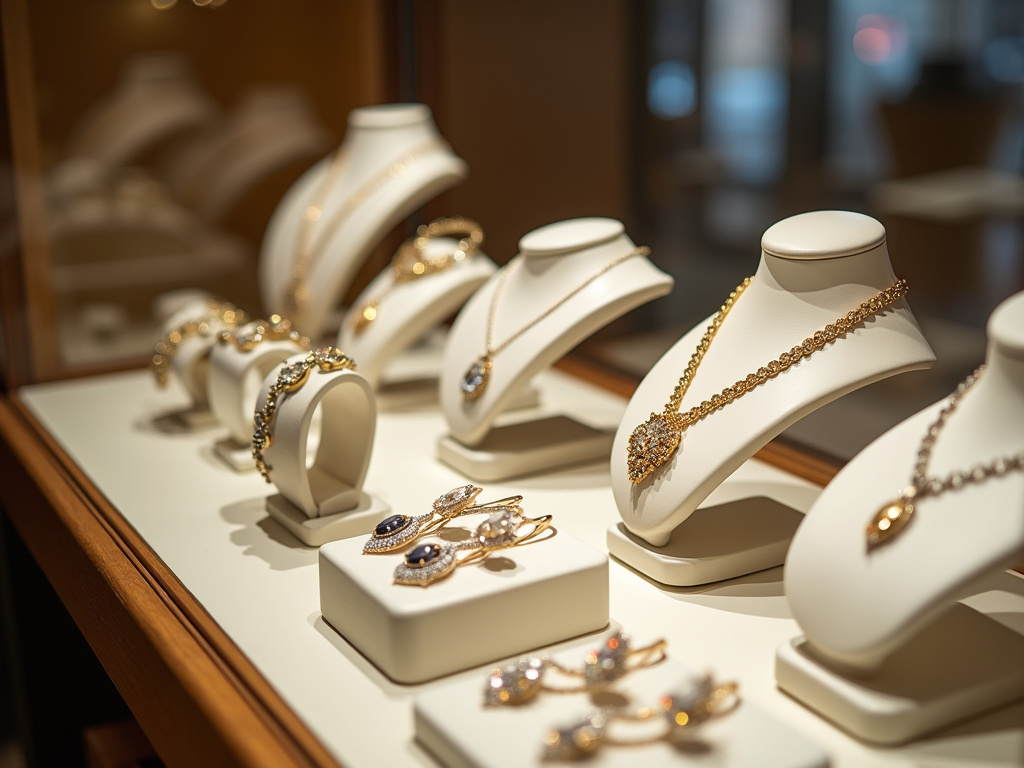 Jewelry display case — jewelry store