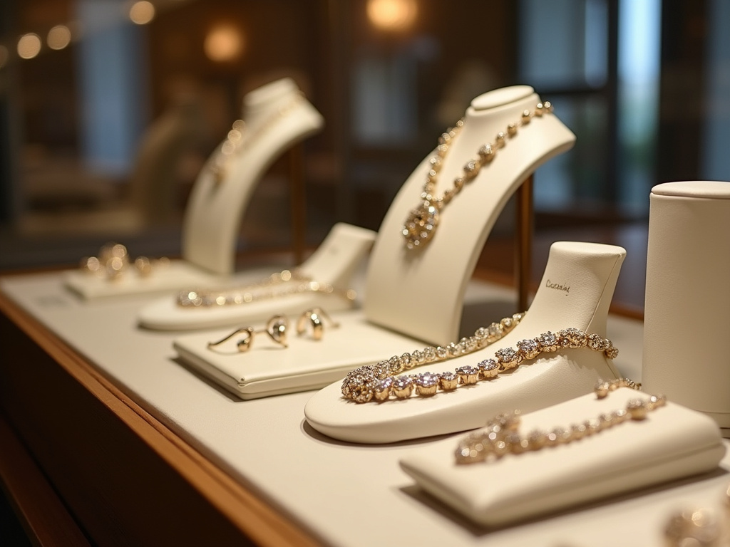 Jewelry display case — women's wedding bands