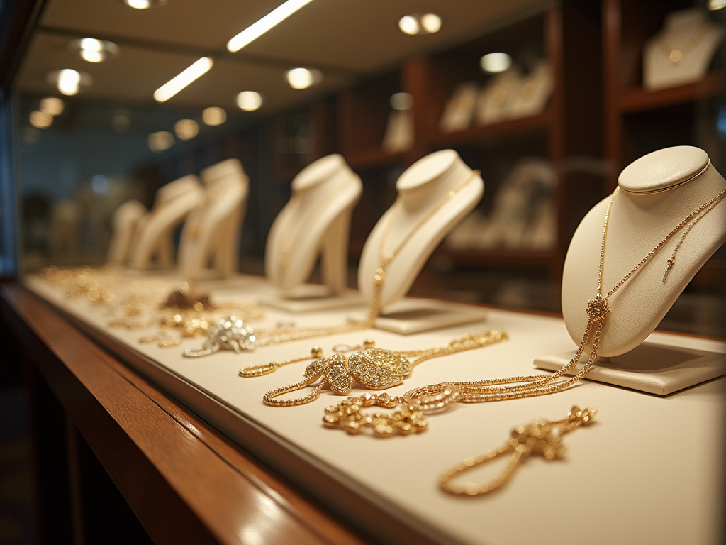 Jewelry display case — women's wedding bands