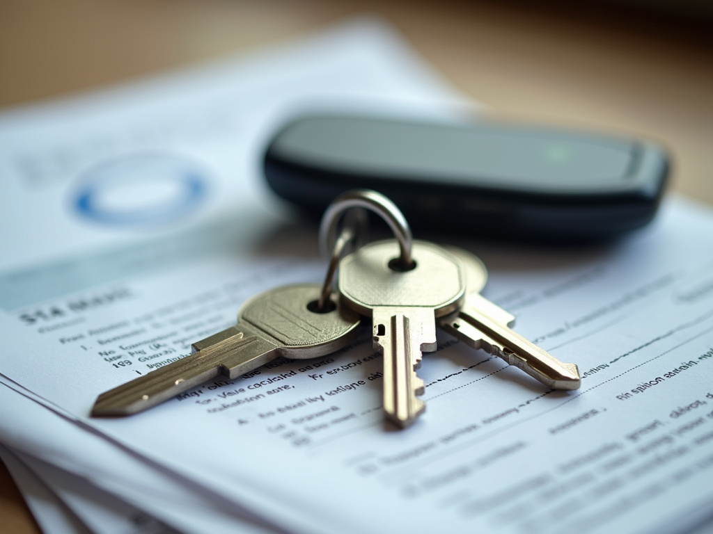 Keys and paperwork — title loans Lacy Lakeview