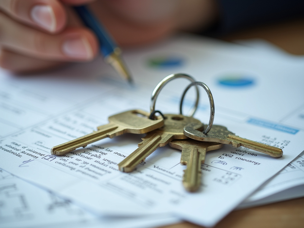 Keys and paperwork — title loans Lacy Lakeview