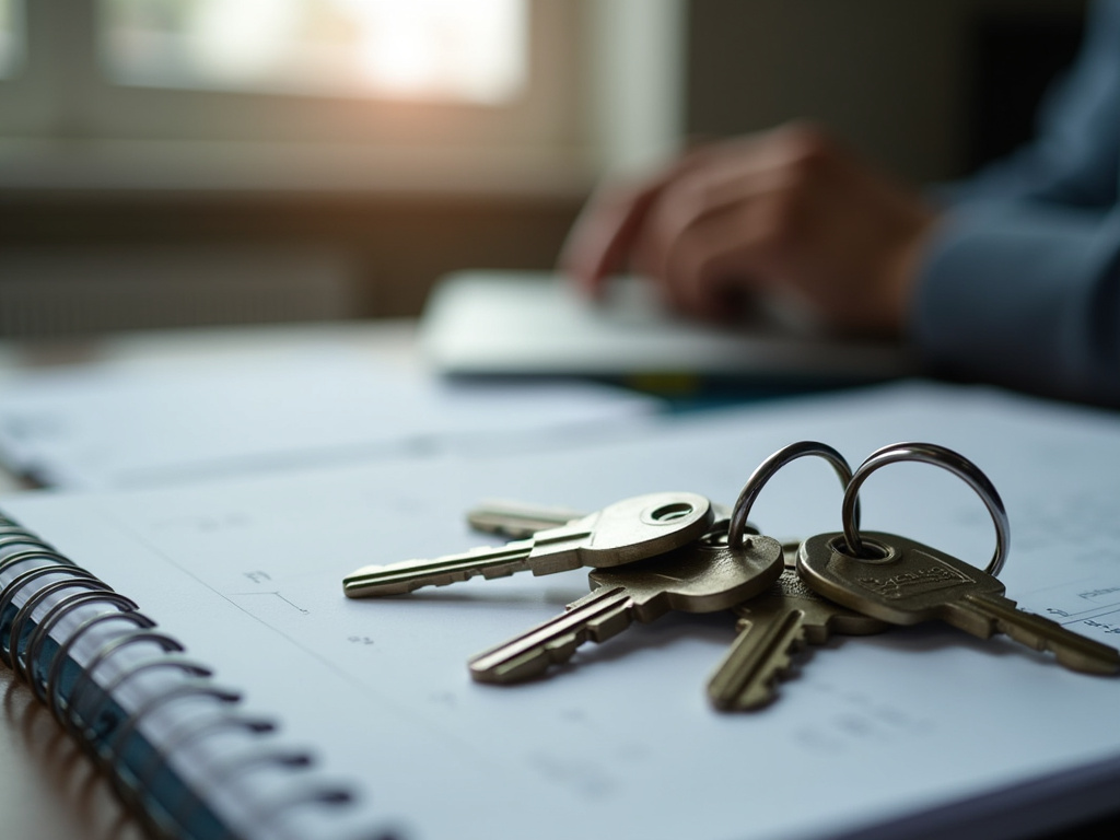 Keys on desk — title loans Hewitt