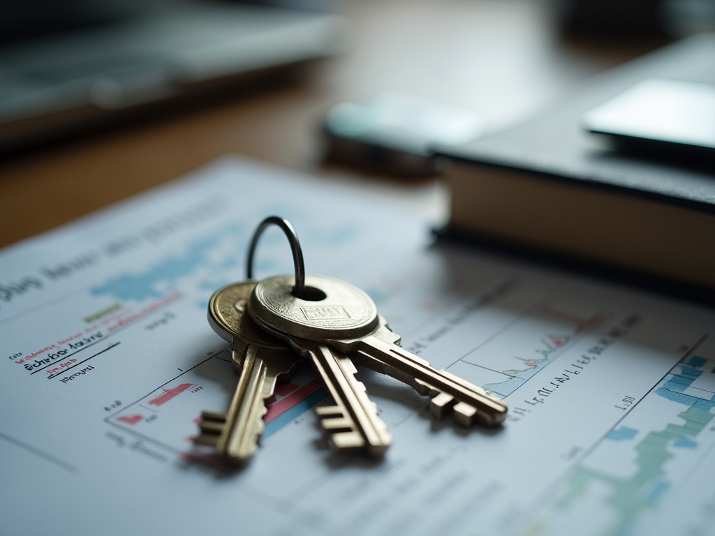 Keys on desk — title loans Hewitt