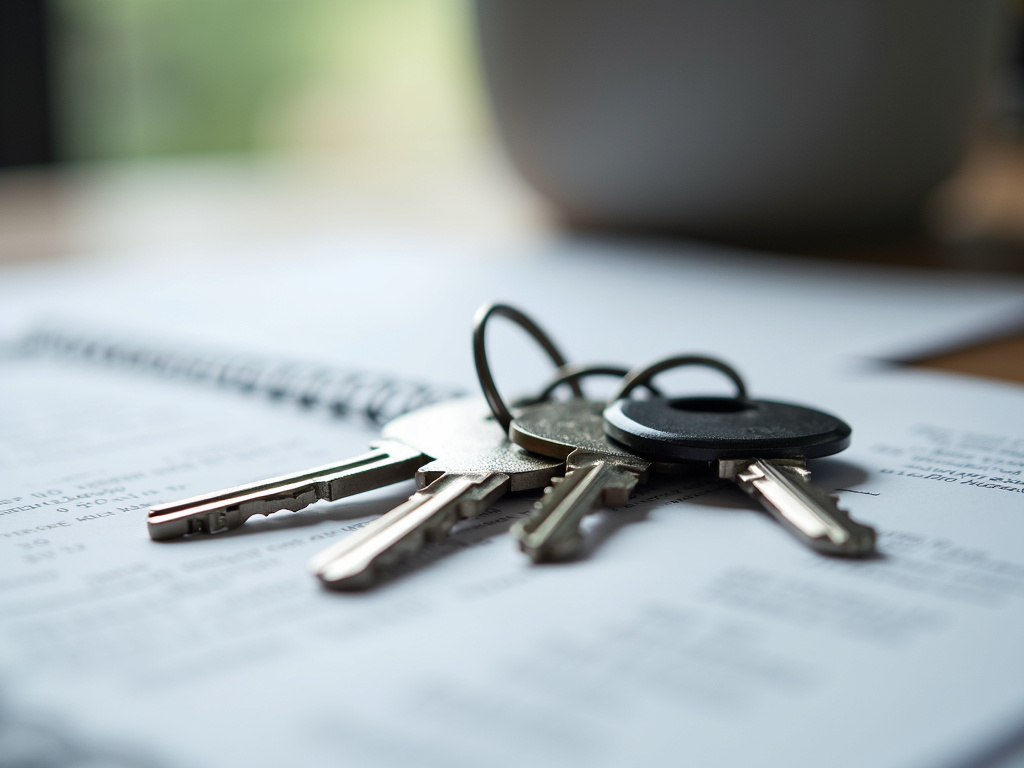 Keys on paperwork — title loans China Spring