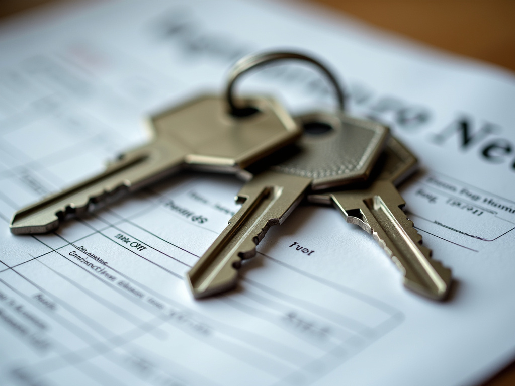 Keys on paperwork — title loans Lacy Lakeview