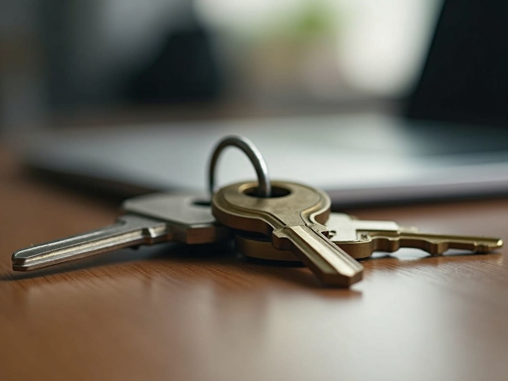 Keys on table — title loans Hewitt