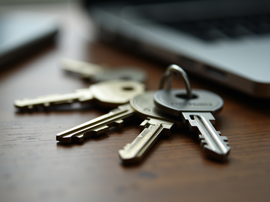 Keys on table — title loans McGregor