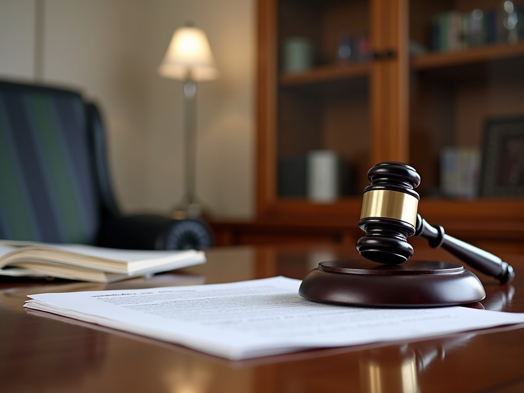 Law office desk — pedestrian accident lawyer phoenix