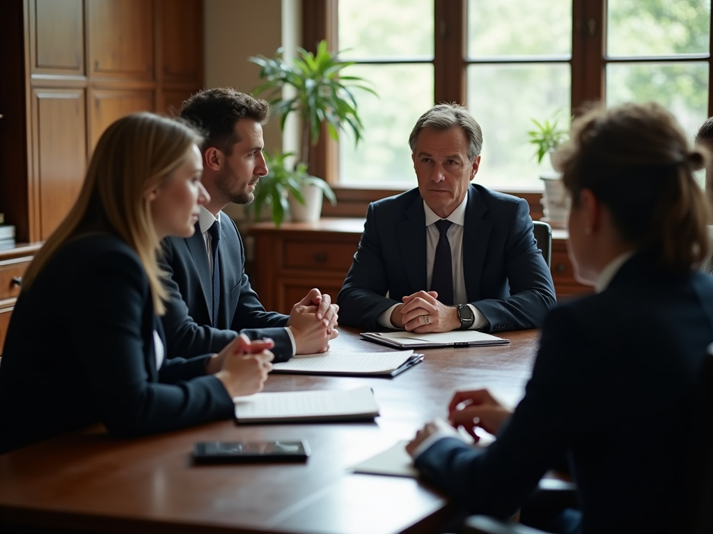 Law office meeting — accident lawyer phoenix