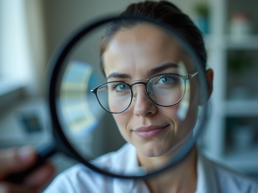 Magnifying glass authentication — cartier watches