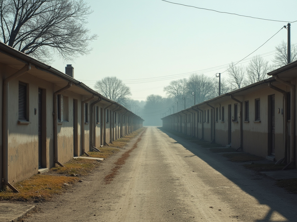 Military barracks perimeter — solar lighting for military bases