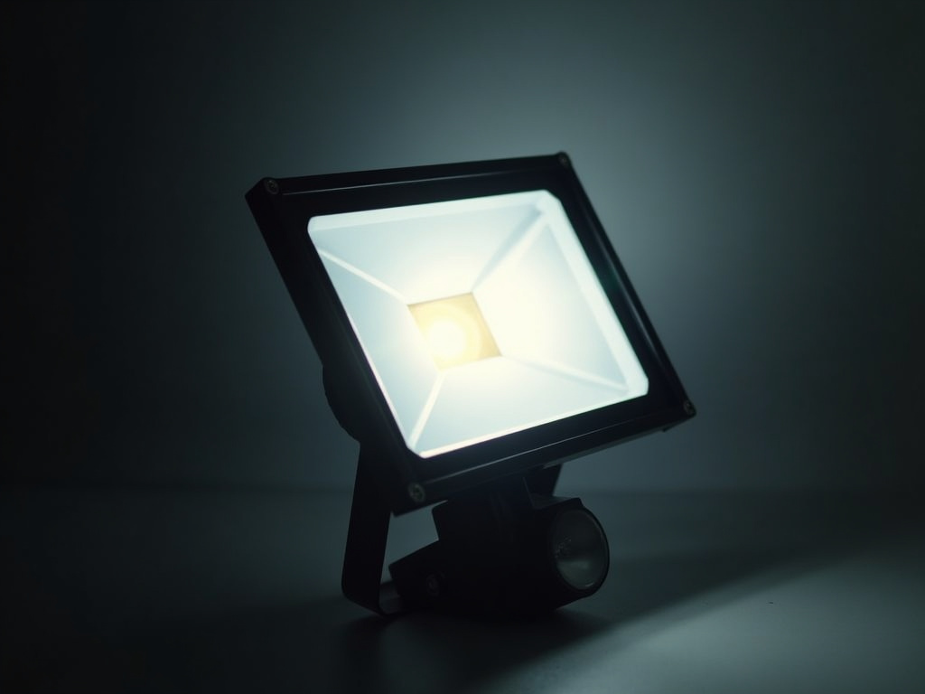 Motion sensor floodlight — solar security lights