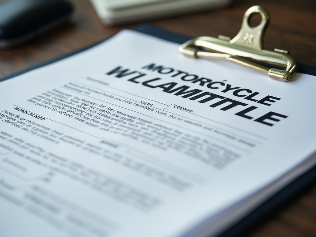 Motorcycle title document — motorcycle title loans Waco