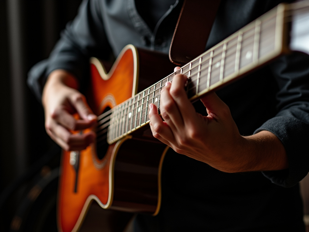 Musician with guitar — wedding bands
