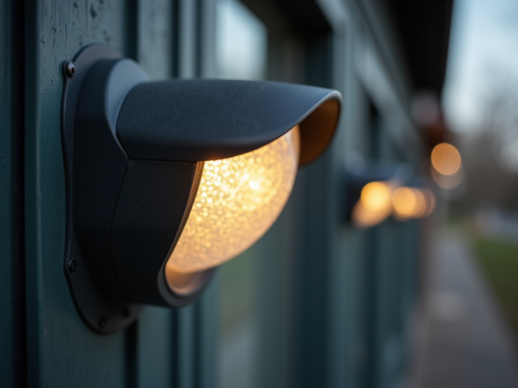 Outdoor security light — solar flood lights