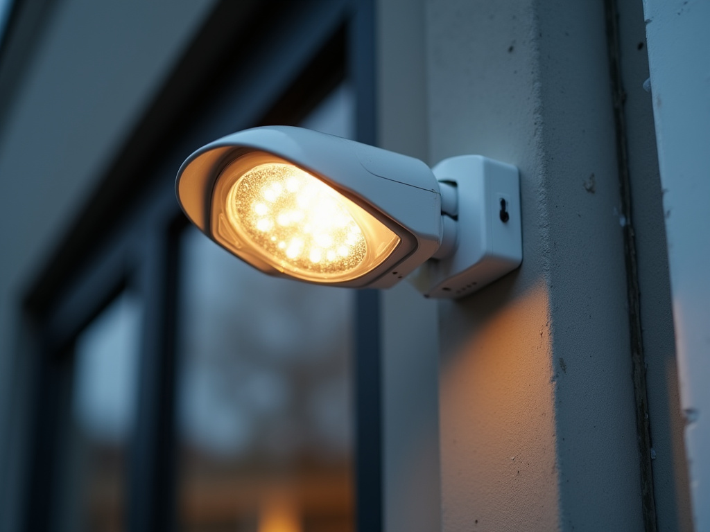 Outdoor security light — solar flood lights