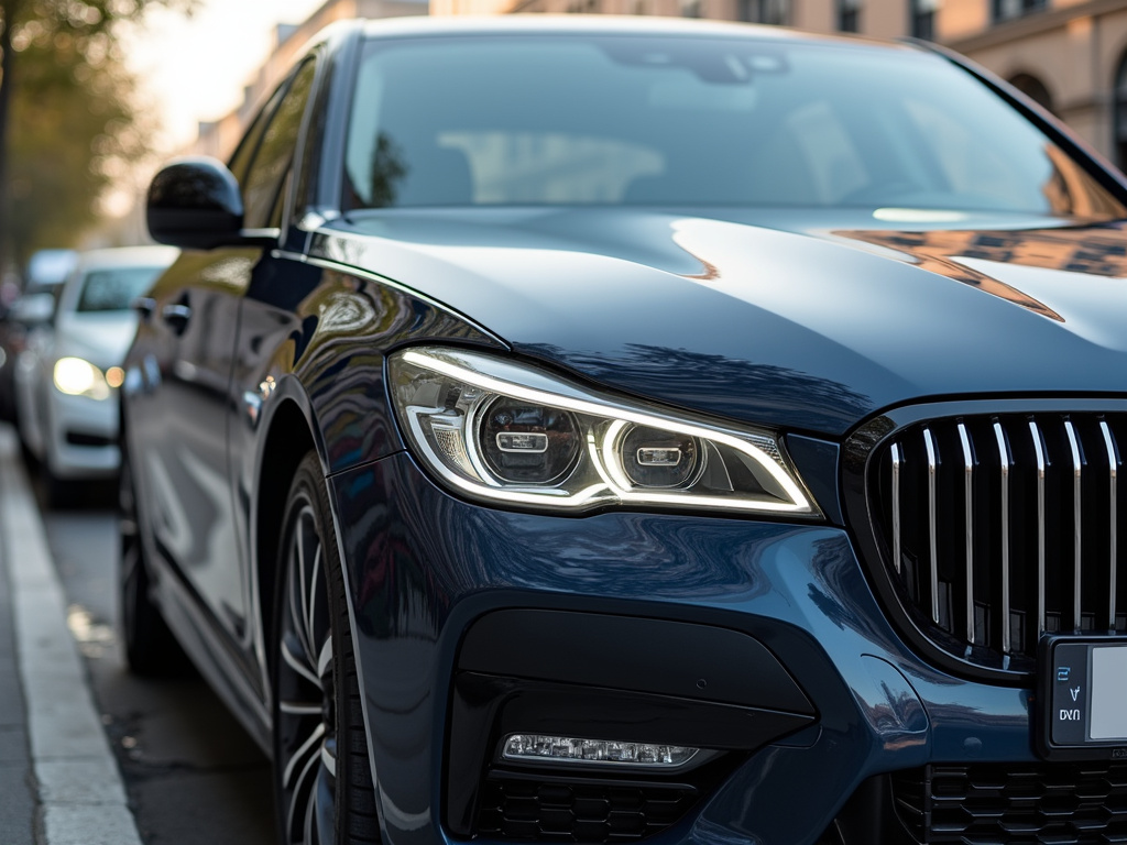Parked sedan — title loans wisconsin