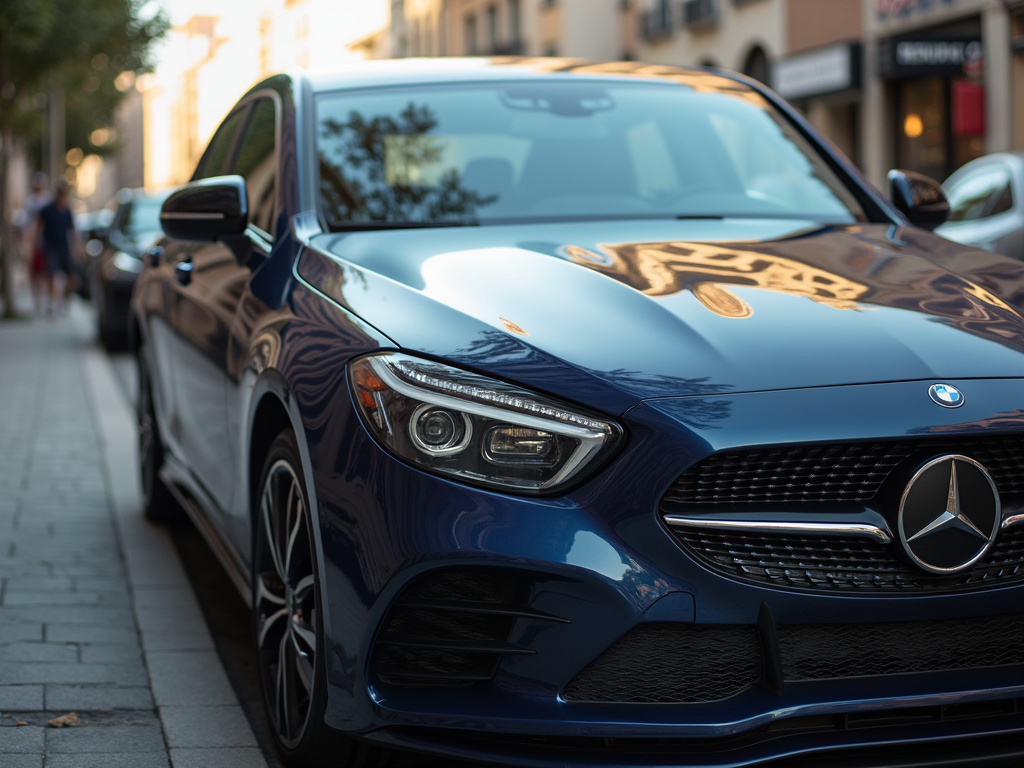 Parked sedan — title loans wisconsin