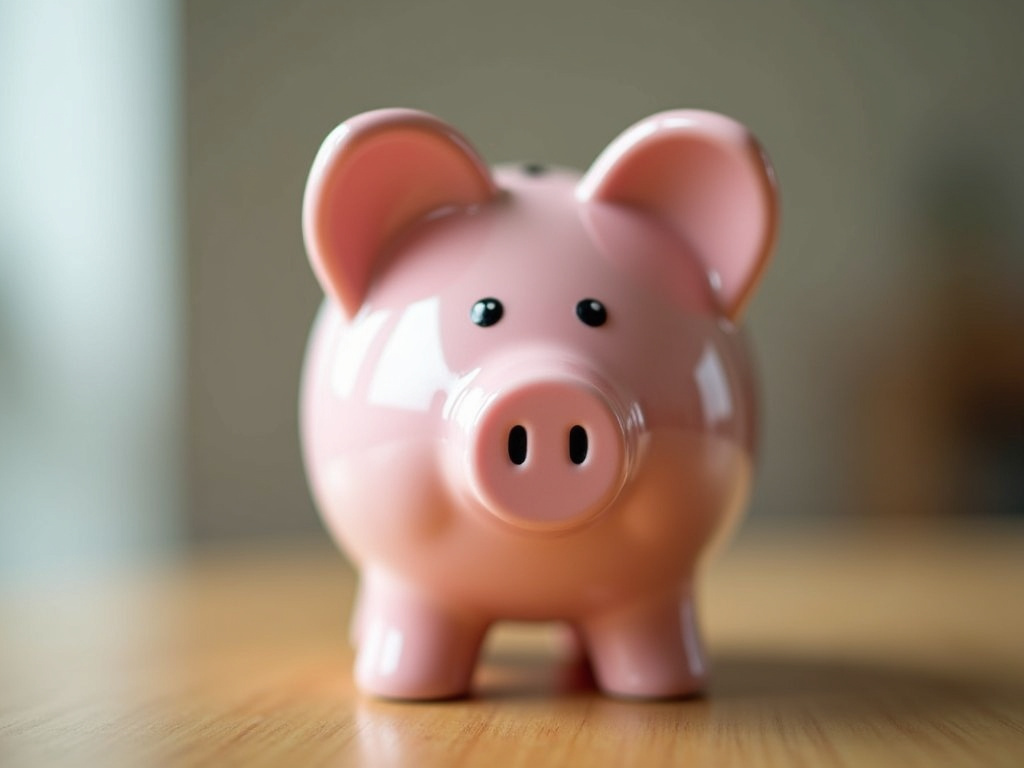 Piggy bank — title loans China Spring