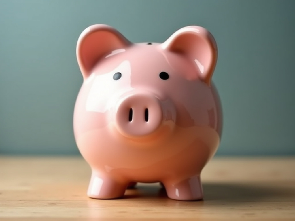 Piggy bank — title loans China Spring