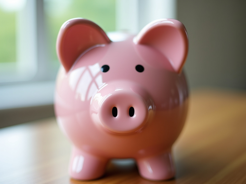 Piggy bank — title loans China Spring