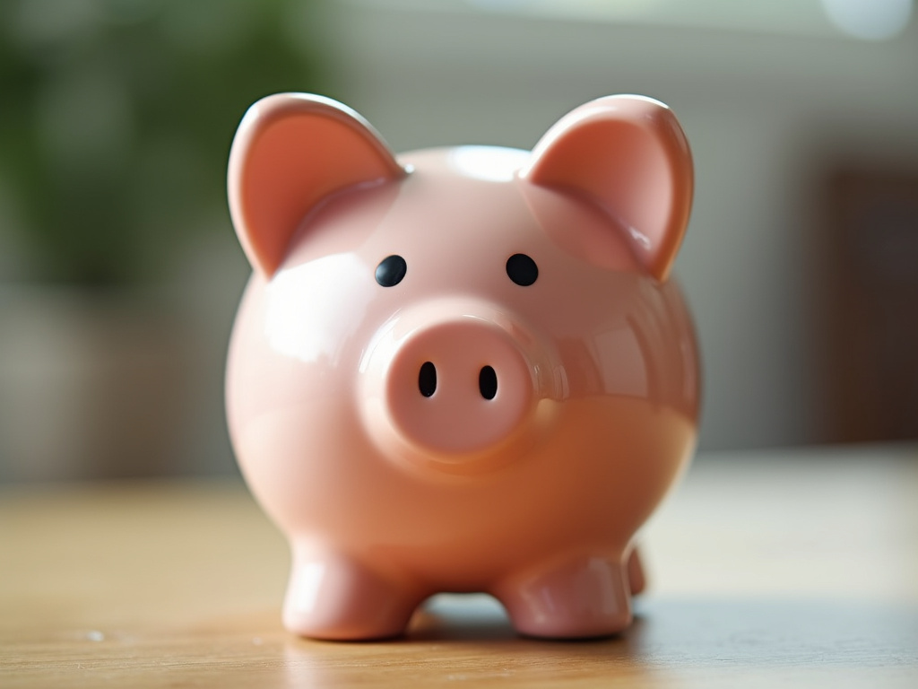 Piggy bank — title loans China Spring