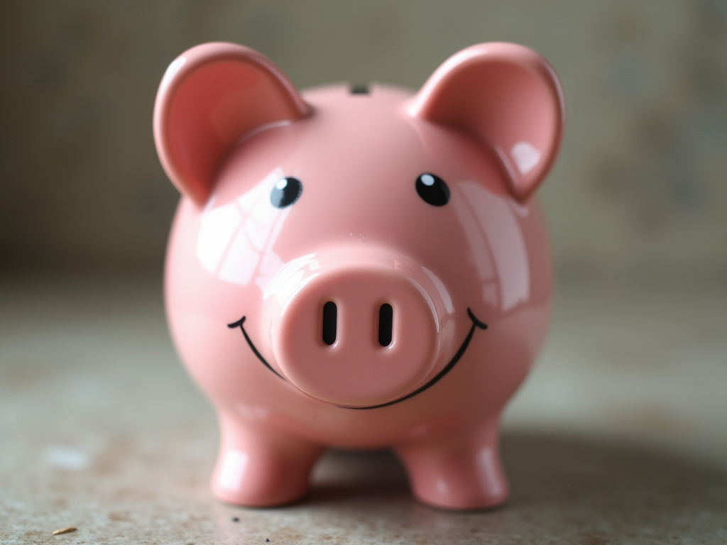 Piggy bank — title loans China Spring