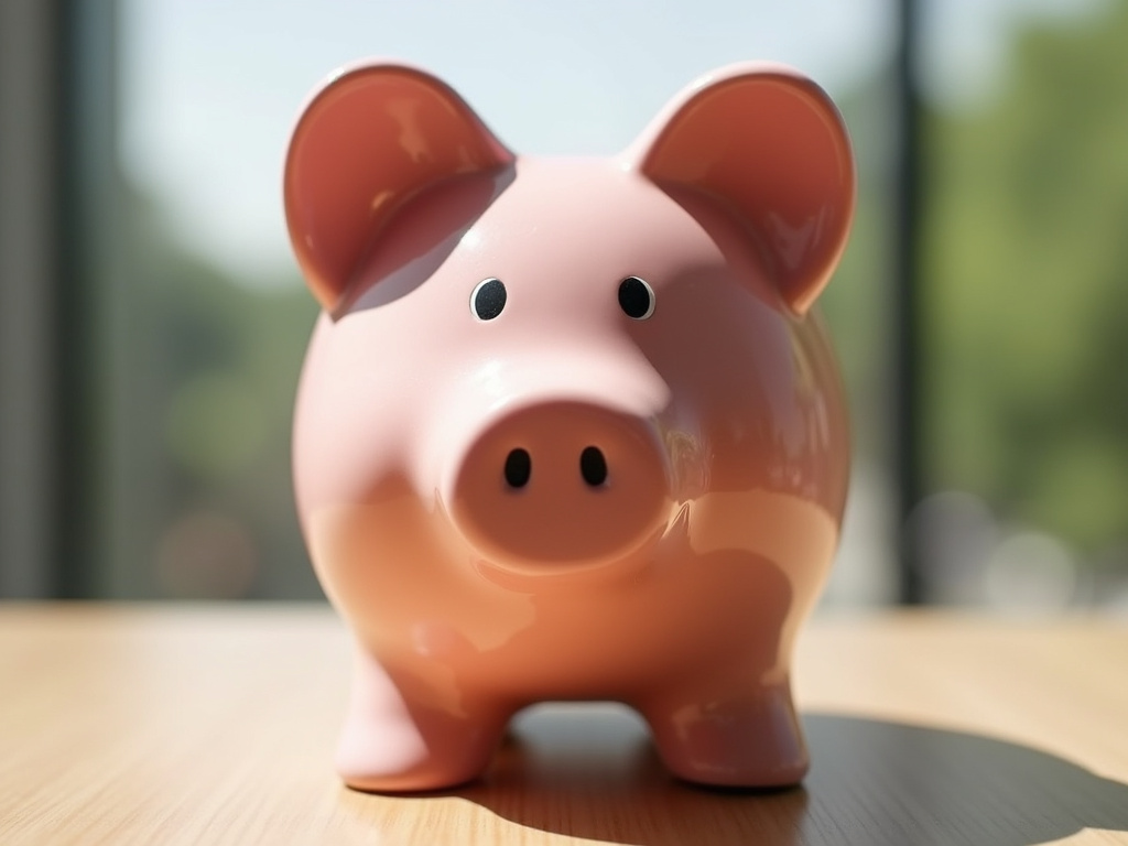 Piggy bank — title loans China Spring