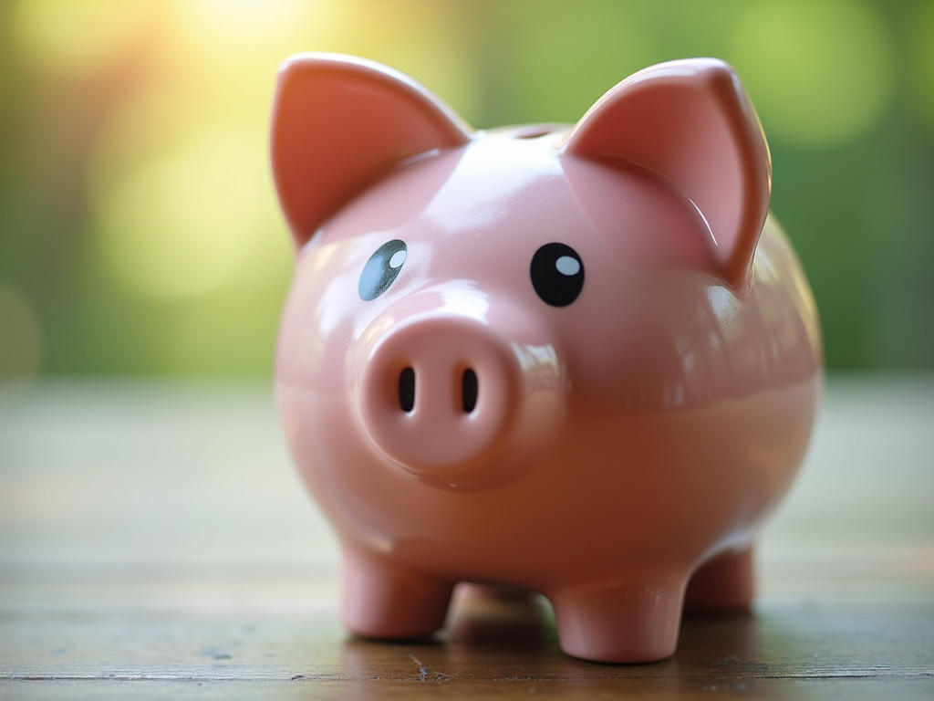 Piggy bank — title loans China Spring