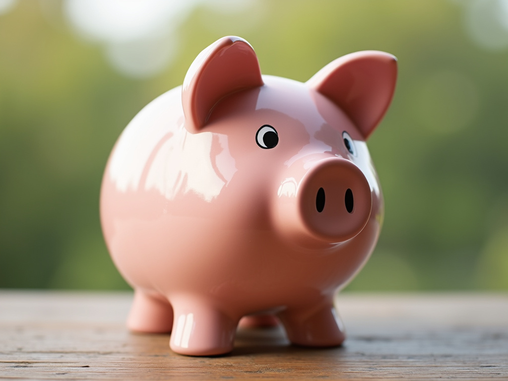 Piggy bank — title loans China Spring