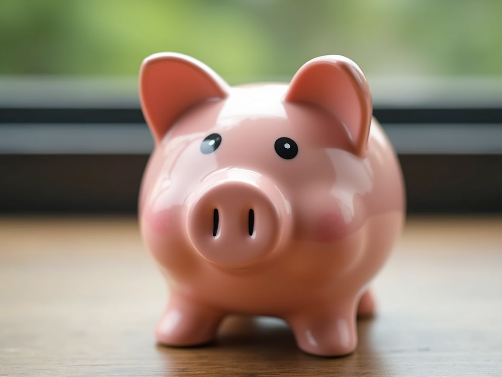 Piggy bank — title loans McGregor