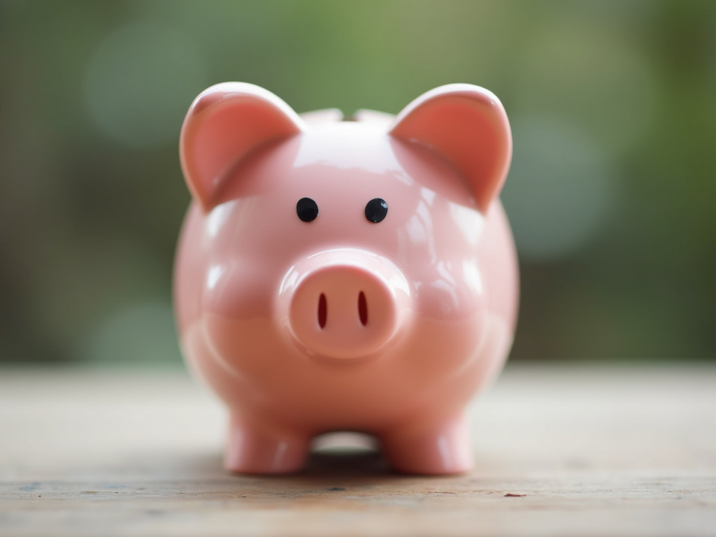 Piggy bank — title loans Robinson