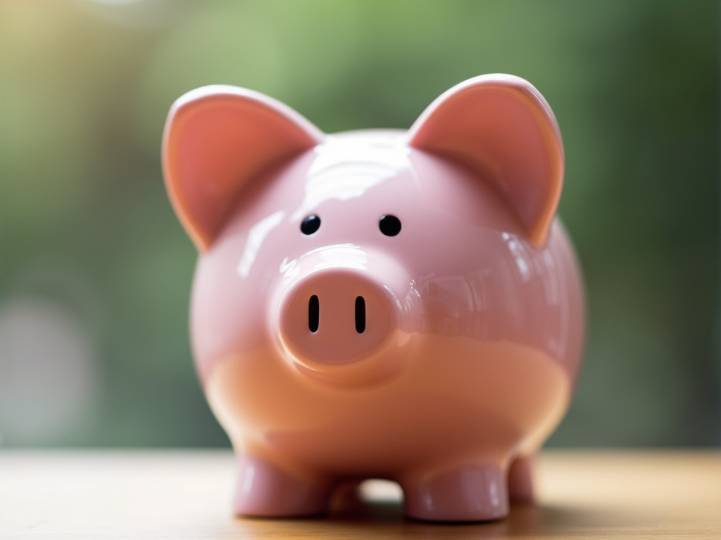 Piggy bank — title loans Robinson