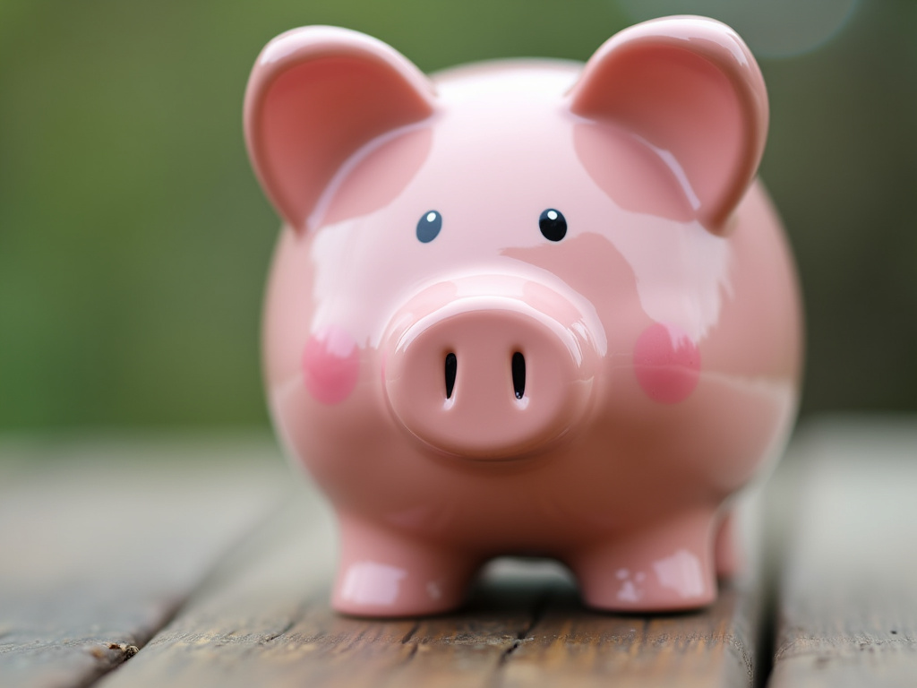 Piggy bank — title loans Robinson