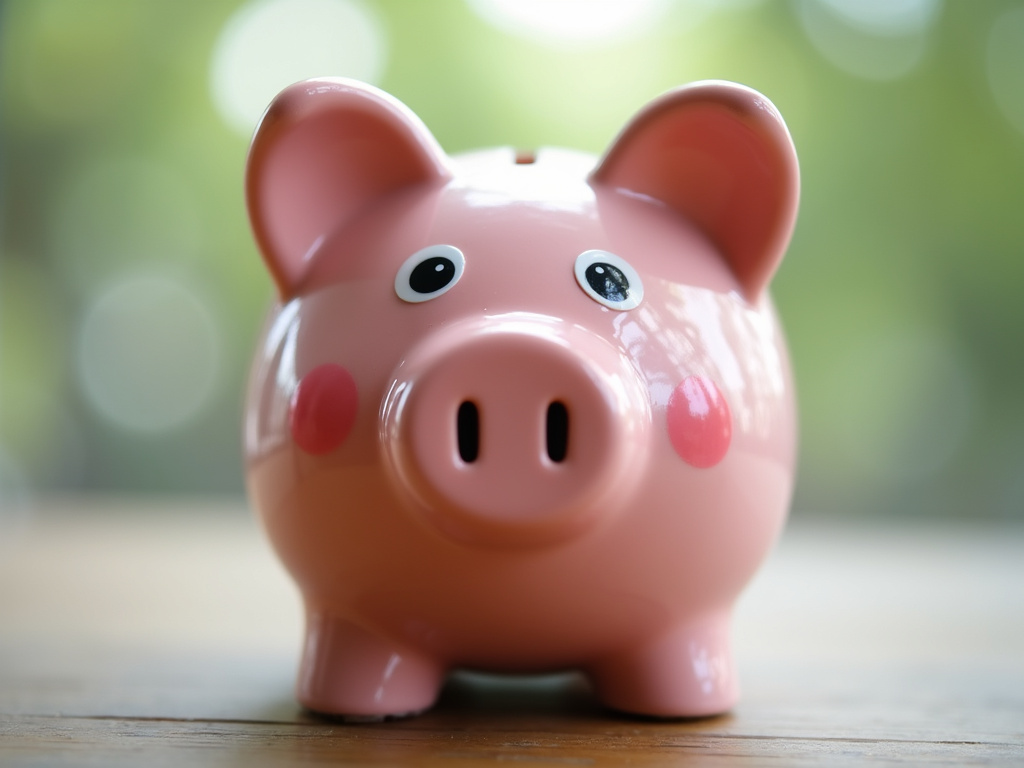 Piggy bank — title loans Robinson