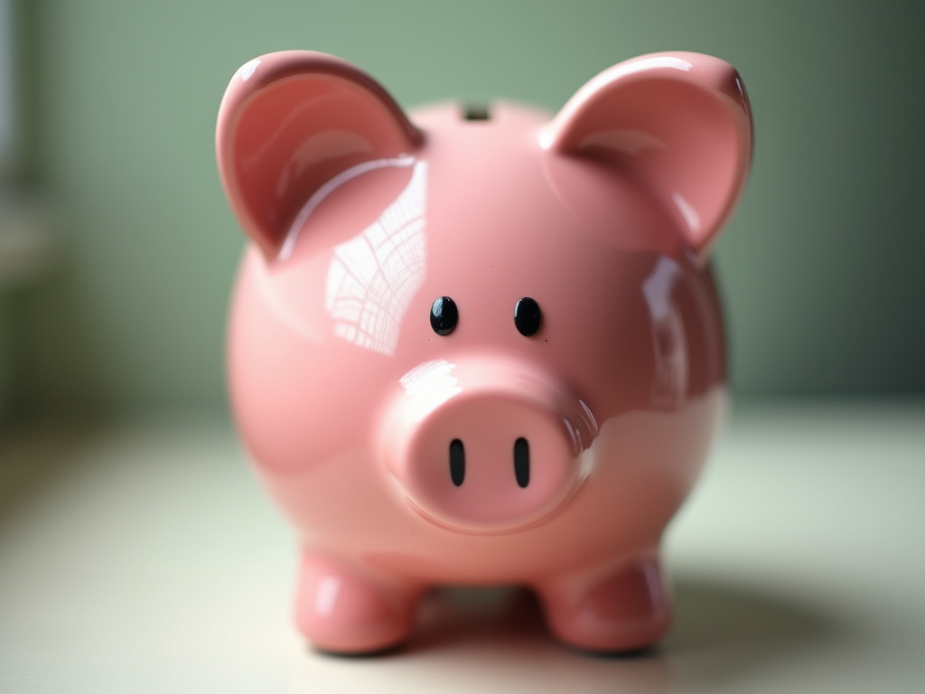 Piggy bank — title loans Woodway