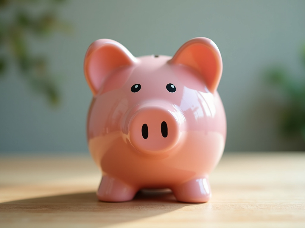Piggy bank — title loans Woodway