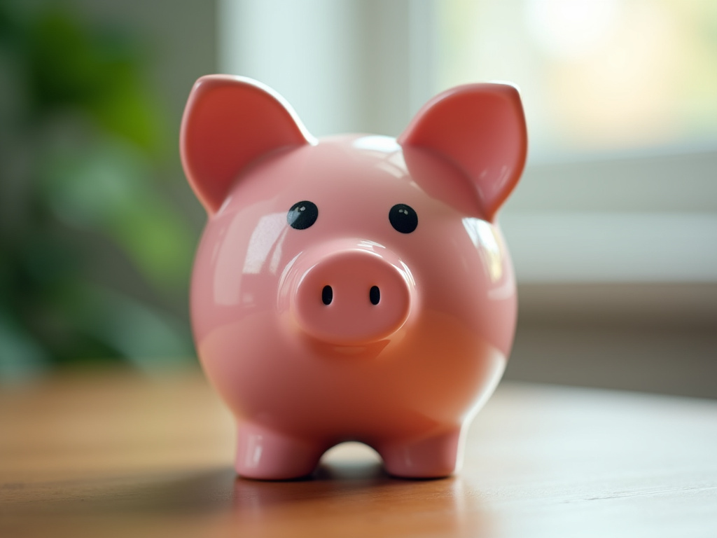 Piggy bank — title loans Woodway