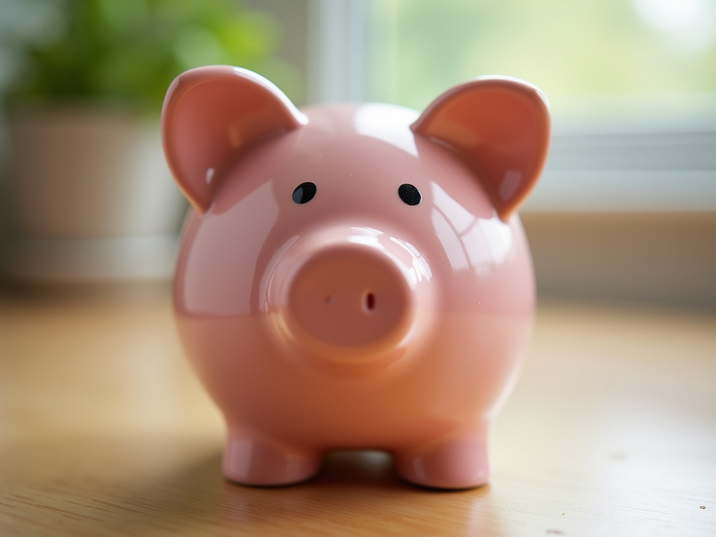 Piggy bank — title loans Woodway