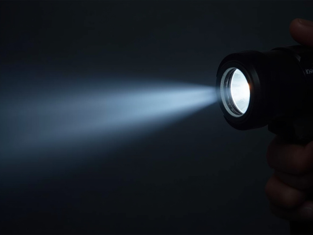 Police flashlight — field sobriety test