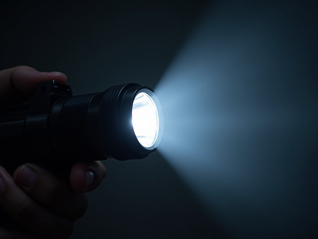 Police flashlight — field sobriety test
