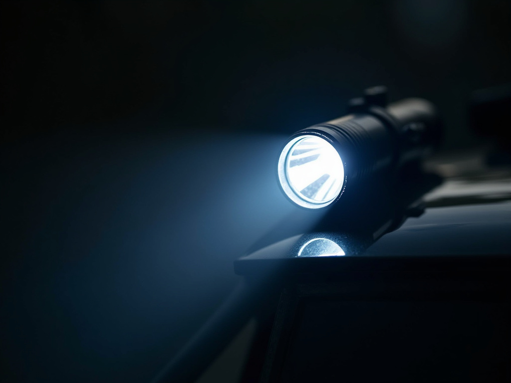 Police flashlight — field sobriety test