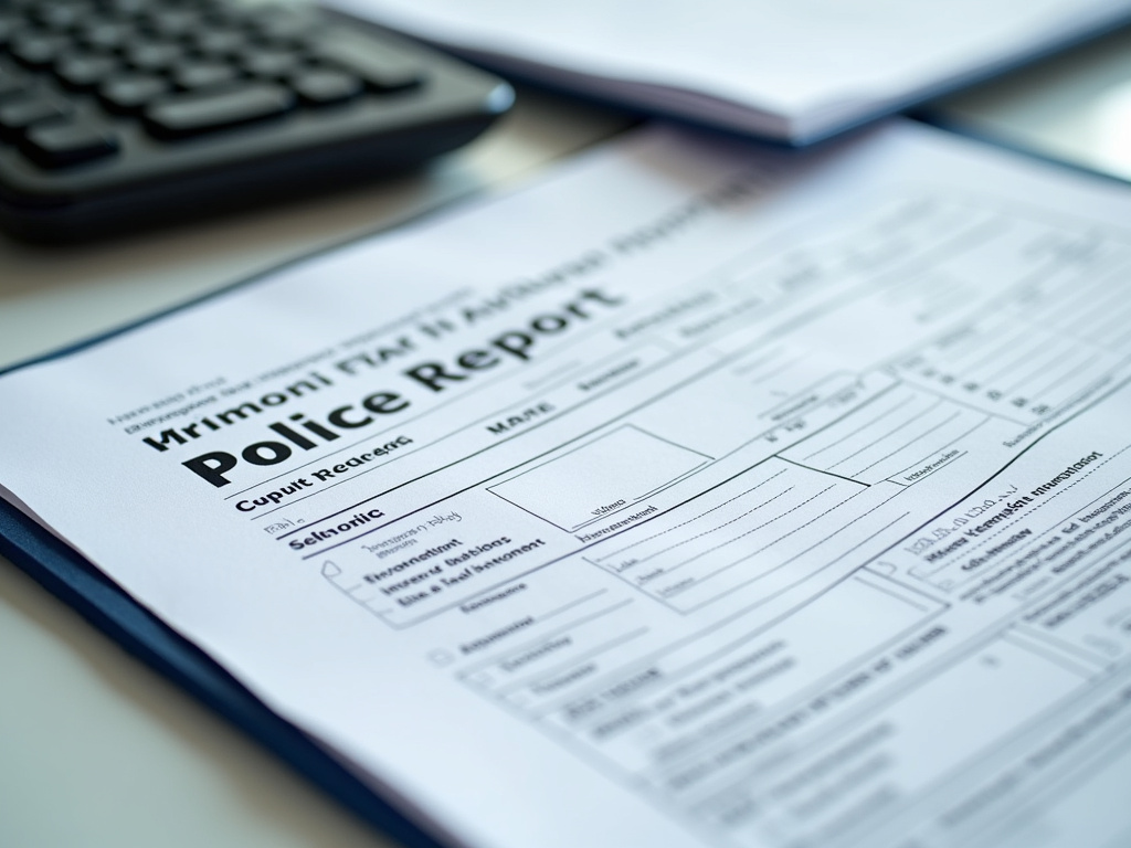 Police report form — los angeles hit and run accident lawyer